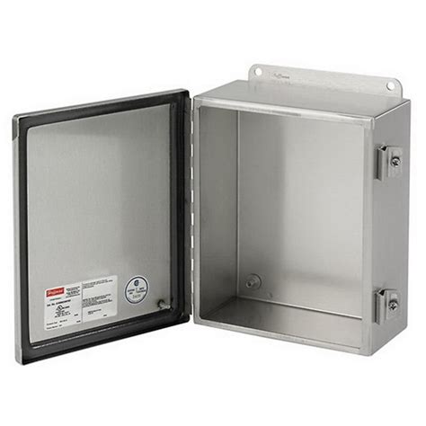 hinged electrical junction box|junction box with hinged door.